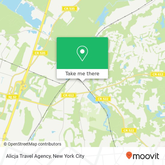 Alicja Travel Agency map