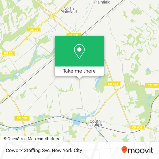 Mapa de Coworx Staffing Svc