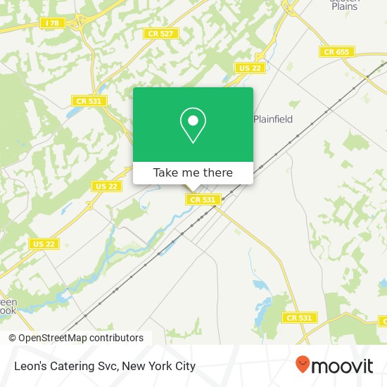 Leon's Catering Svc map