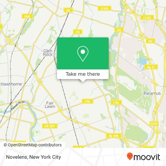 Novelens map