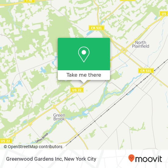 Mapa de Greenwood Gardens Inc