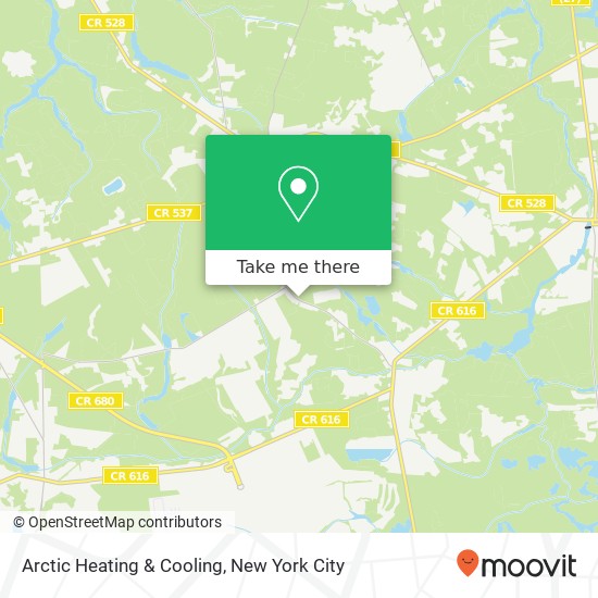 Arctic Heating & Cooling map