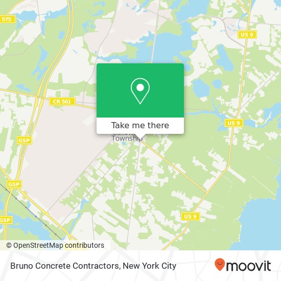 Mapa de Bruno Concrete Contractors