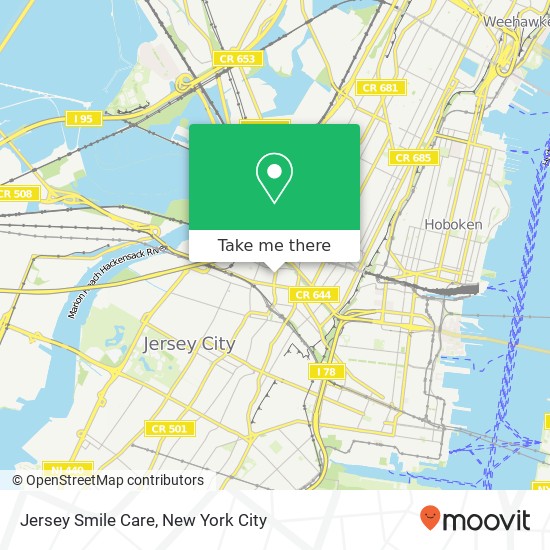 Jersey Smile Care map
