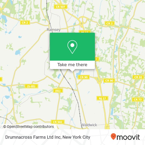 Mapa de Drumnacross Farms Ltd Inc