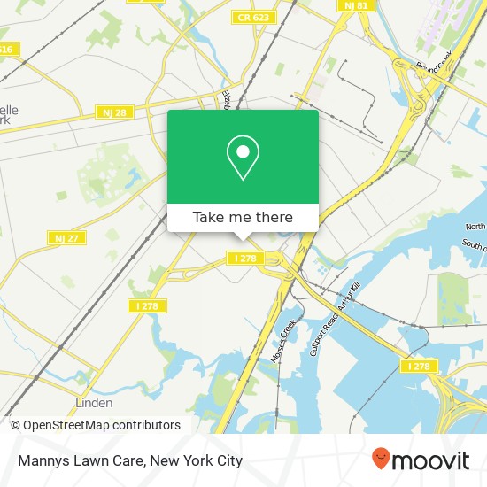 Mannys Lawn Care map