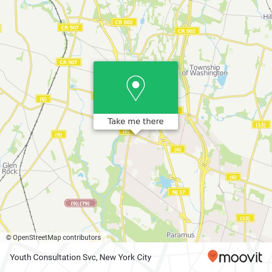 Youth Consultation Svc map