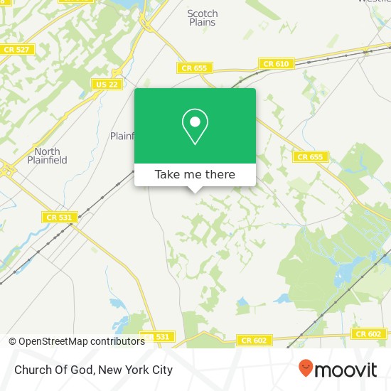 Mapa de Church Of God
