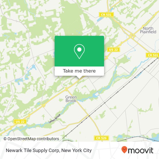 Newark Tile Supply Corp map
