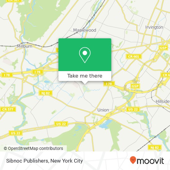 Sibnoc Publishers map