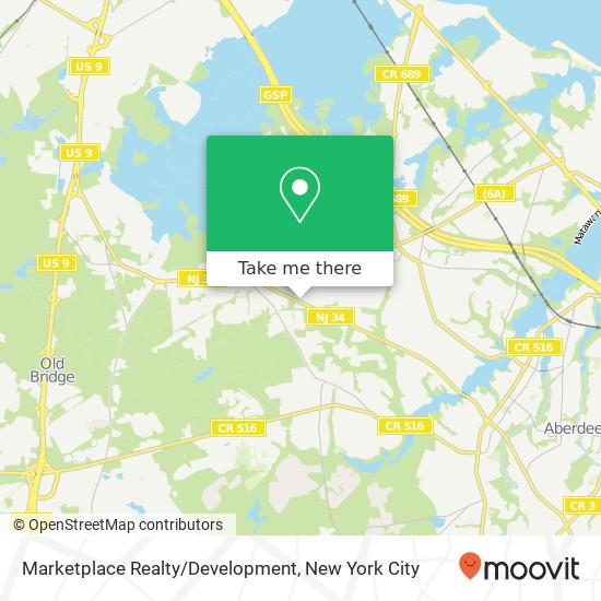 Mapa de Marketplace Realty/Development