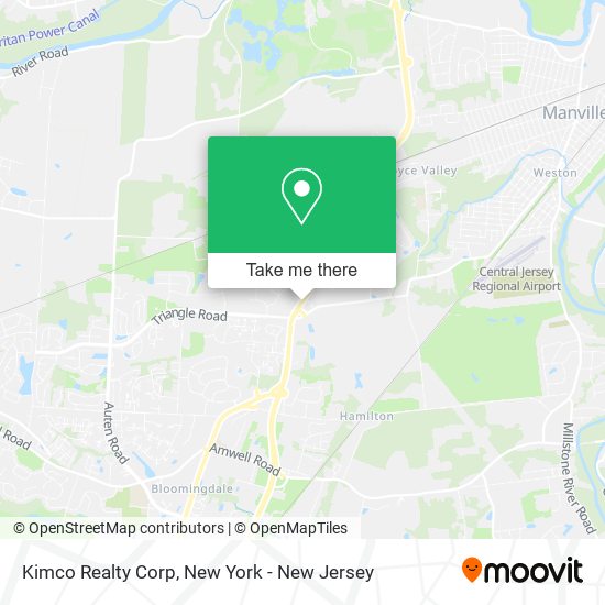 Kimco Realty Corp map
