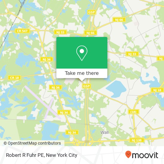 Robert R Fuhr PE map