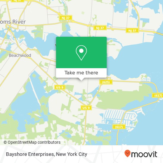 Bayshore Enterprises map