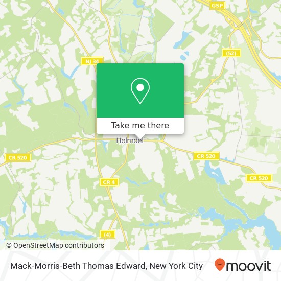 Mapa de Mack-Morris-Beth Thomas Edward