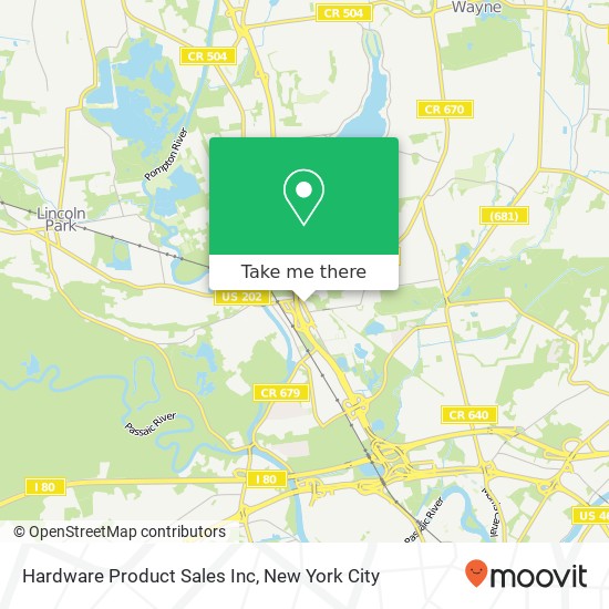 Hardware Product Sales Inc map
