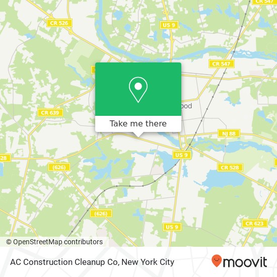 Mapa de AC Construction Cleanup Co