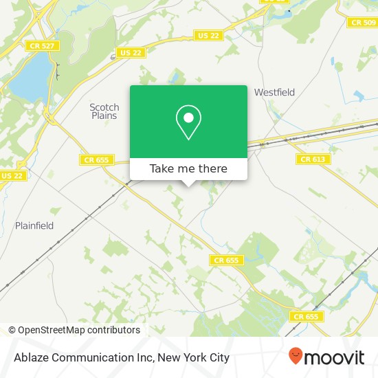 Ablaze Communication Inc map