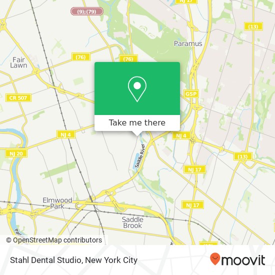 Mapa de Stahl Dental Studio