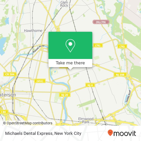 Mapa de Michaels Dental Express