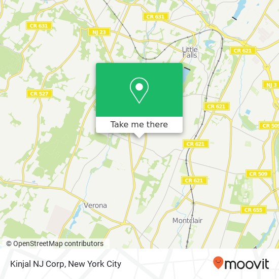 Kinjal NJ Corp map