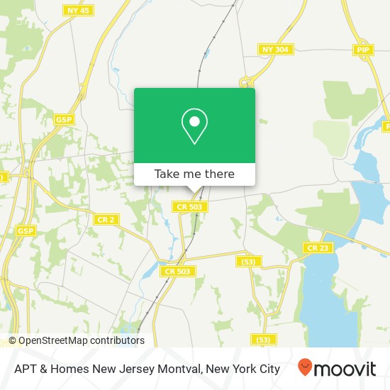 APT & Homes New Jersey Montval map