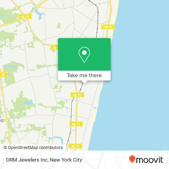 DRM Jewelers Inc map