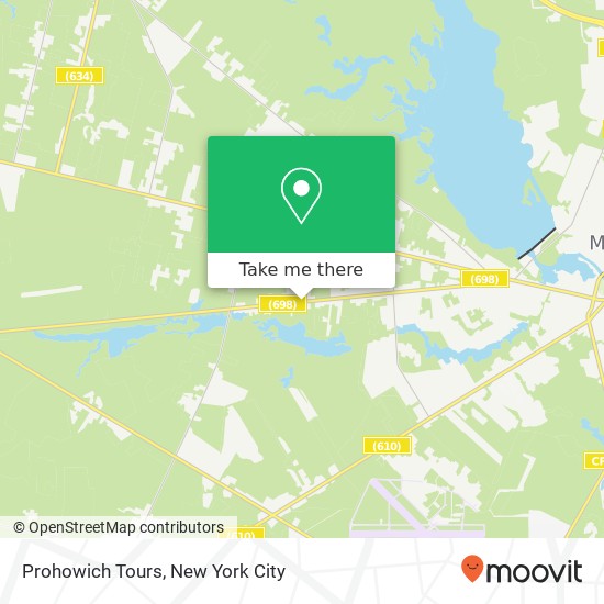 Prohowich Tours map