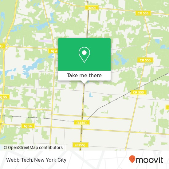 Webb Tech map