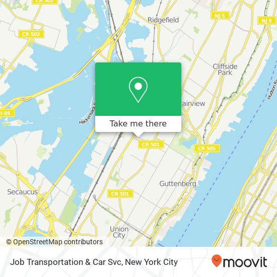 Job Transportation & Car Svc map