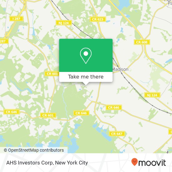 AHS Investors Corp map