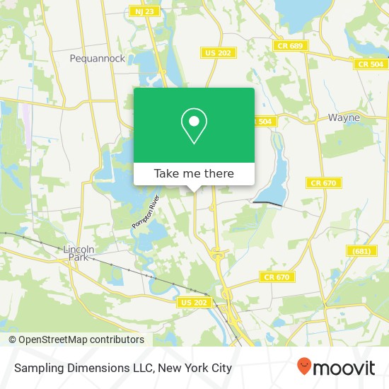 Sampling Dimensions LLC map