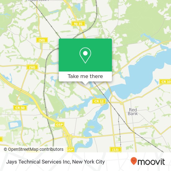 Mapa de Jays Technical Services Inc
