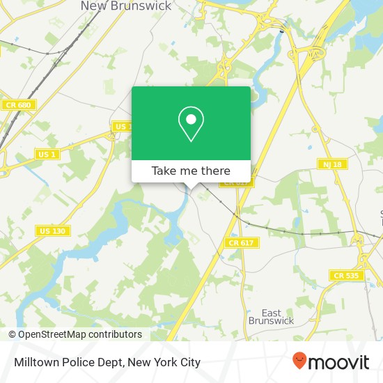 Mapa de Milltown Police Dept
