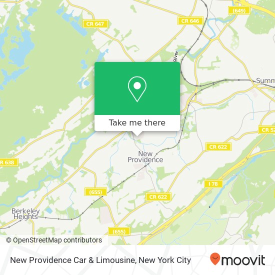New Providence Car & Limousine map