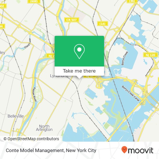 Conte Model Management map