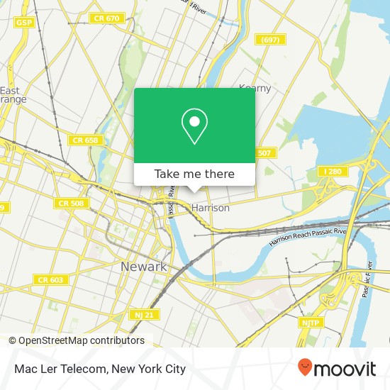 Mapa de Mac Ler Telecom