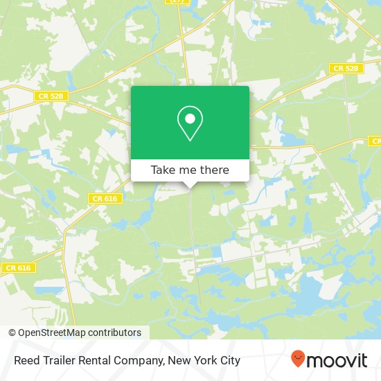 Reed Trailer Rental Company map