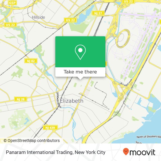 Panaram International Trading map