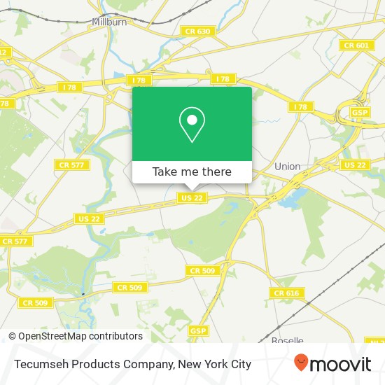 Mapa de Tecumseh Products Company