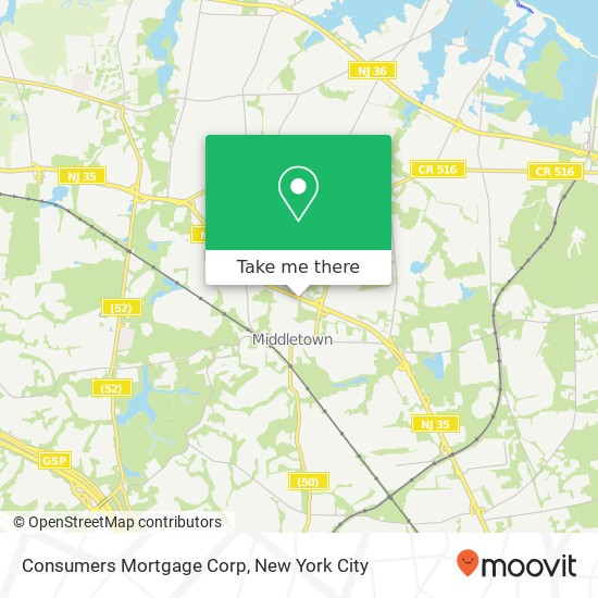 Consumers Mortgage Corp map