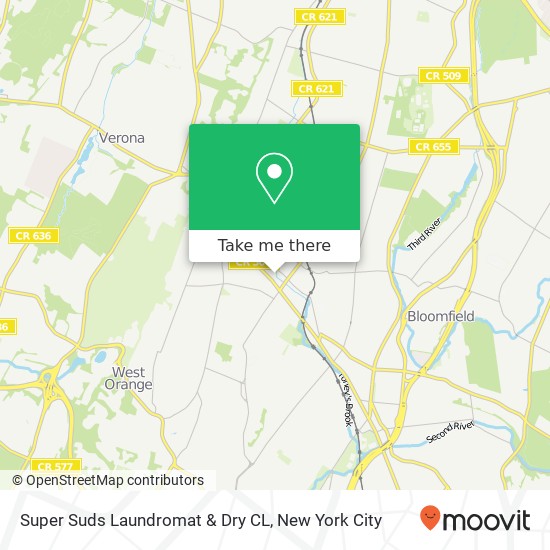 Mapa de Super Suds Laundromat & Dry CL