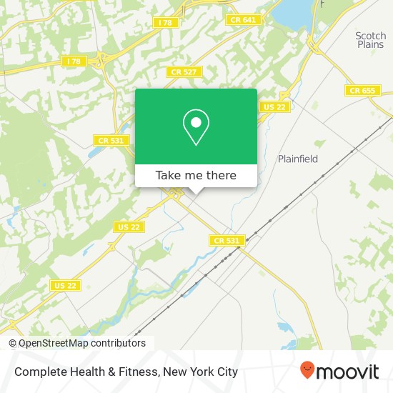 Complete Health & Fitness map
