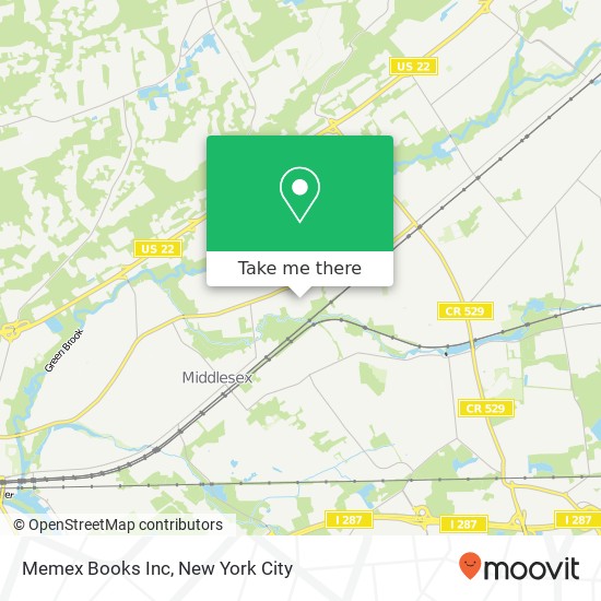 Mapa de Memex Books Inc