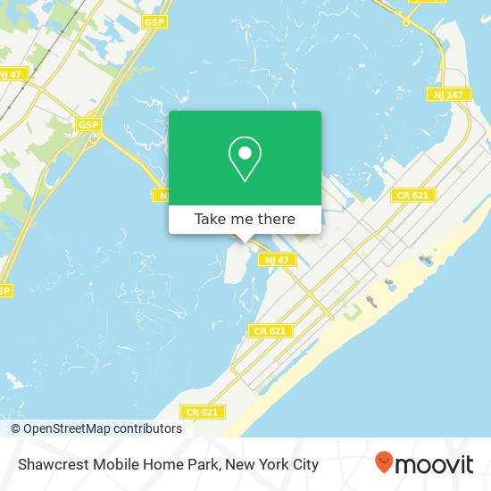 Shawcrest Mobile Home Park map