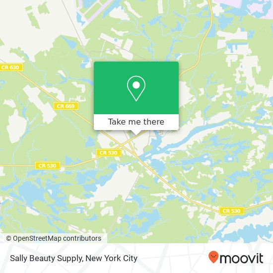 Sally Beauty Supply map