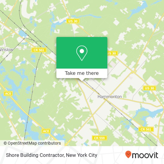 Mapa de Shore Building Contractor