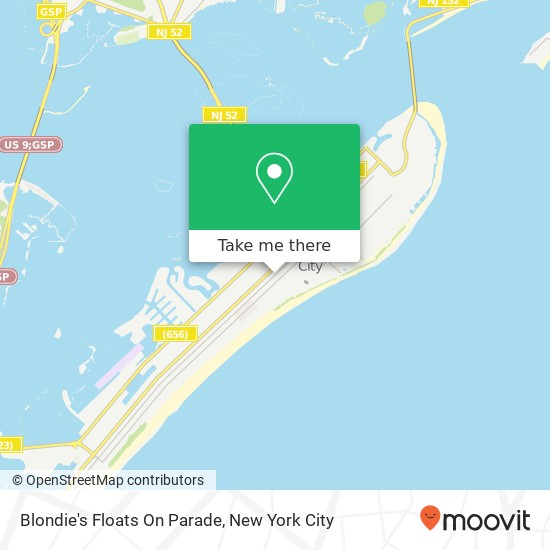 Blondie's Floats On Parade map