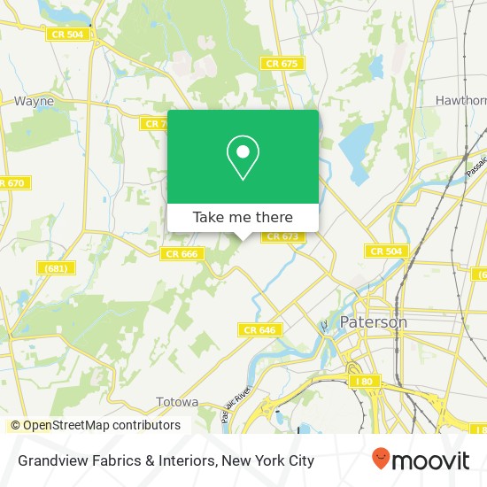 Grandview Fabrics & Interiors map