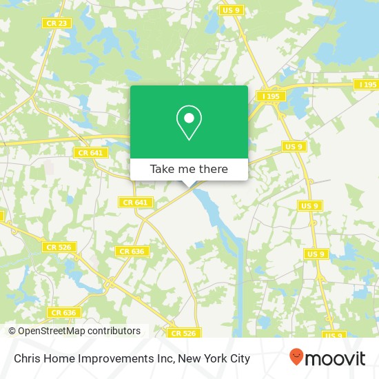 Chris Home Improvements Inc map